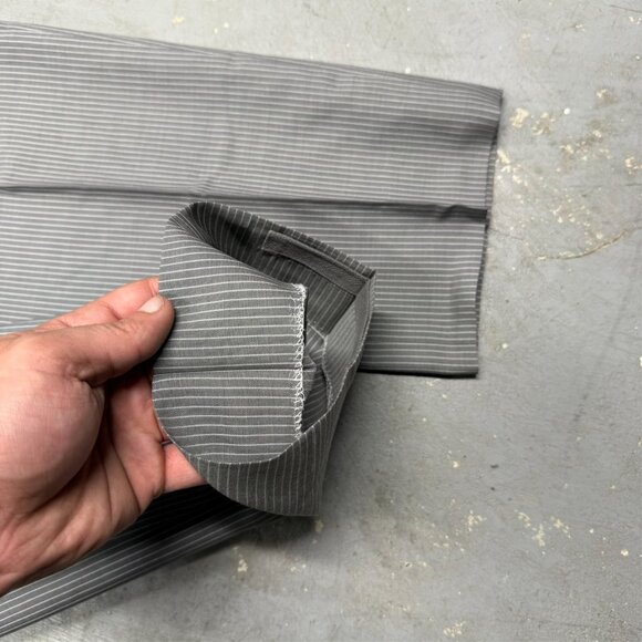 Pal Zileri Suit LAB Grey Striped 2pc Slim Fit Made in Italy Wool 42 R 34x30 - Picture 12 of 13